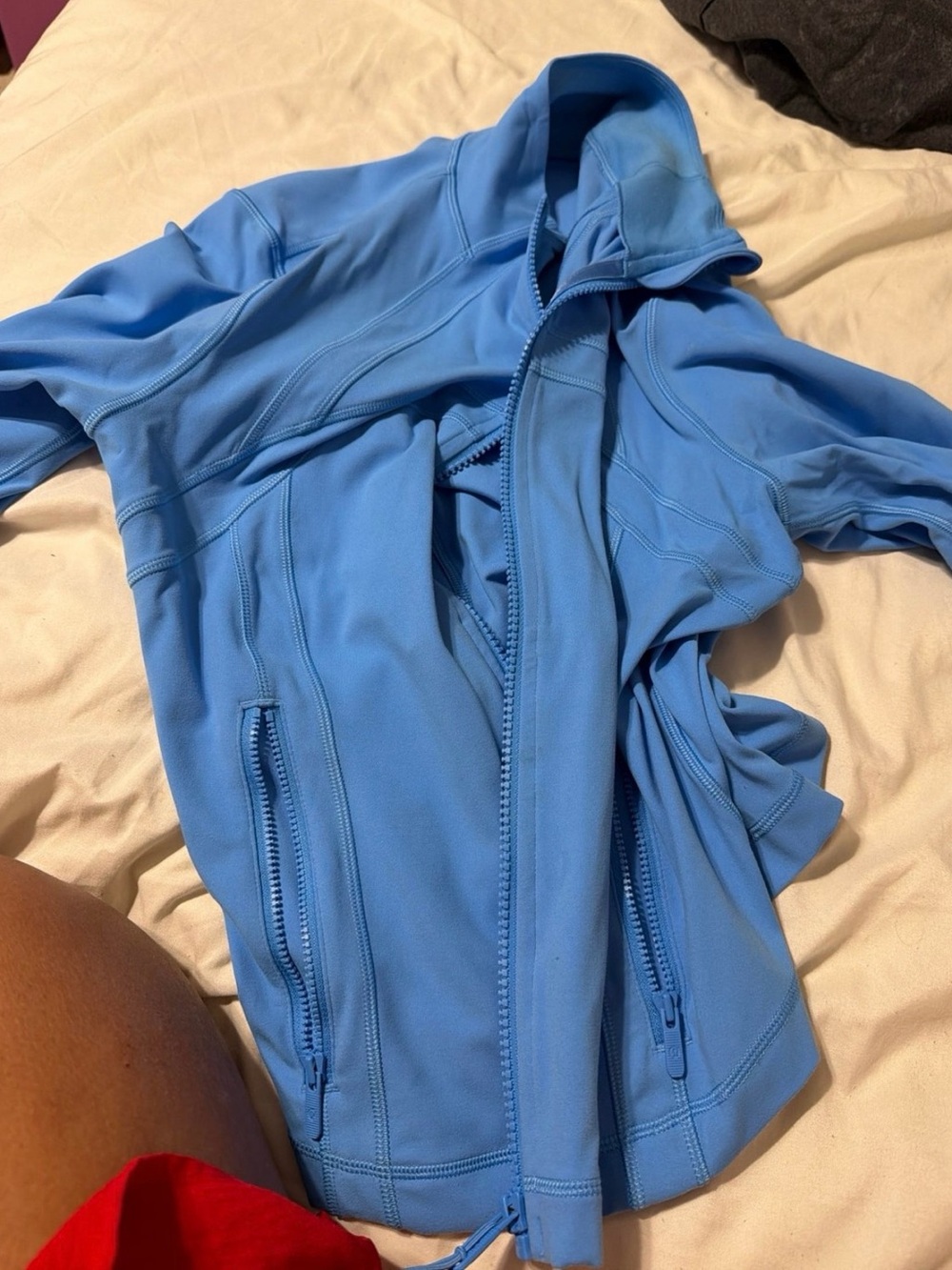lululemon athletica Sky Blue Zip-Up Utility Jacket